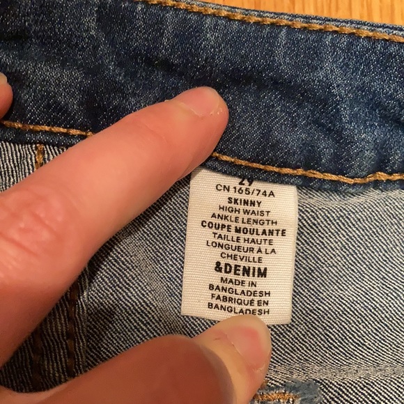 H&M skinny high waist ankle length jeans - Picture 4 of 4